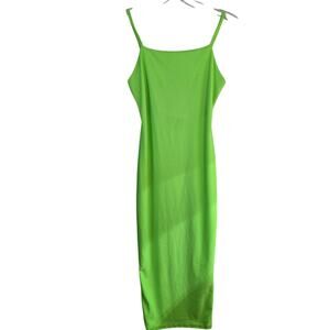NWT PrettyLittleThing Women's Dress 6 Green Sleeveless Sun Misses Sz Small S New
